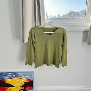 Yellowgreen fall/winter long sleeve knit